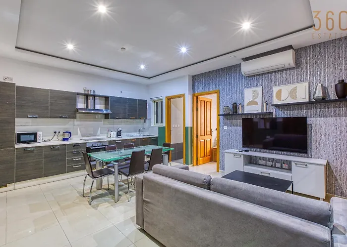 Stylish 2br With Balconies In St Julians By 360 Estates