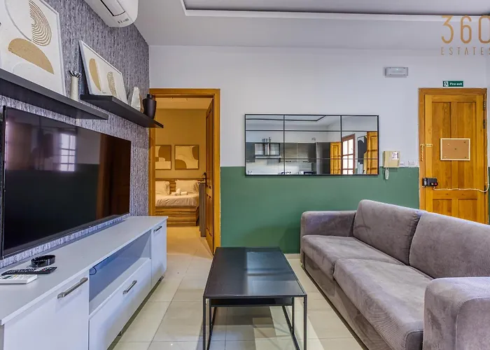 Stylish 2br With Balconies In St Julians By 360 Estates Apartament